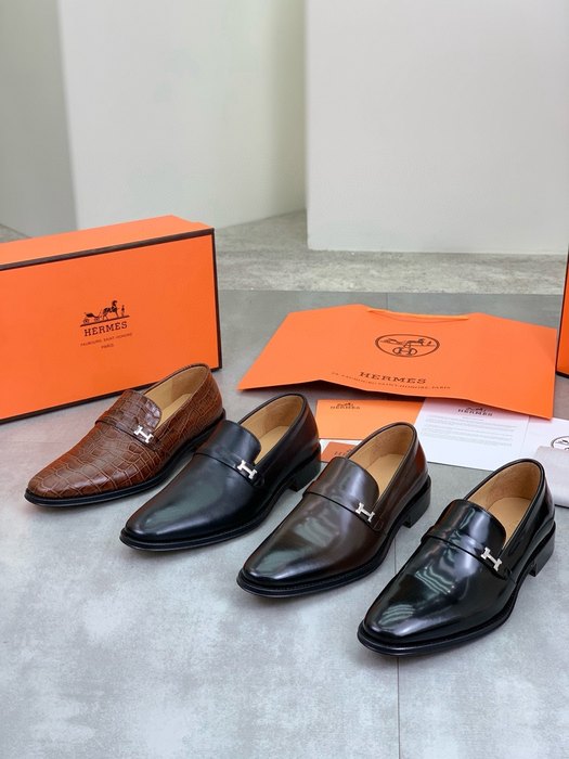Shoes Hermes loafer Black Size 39 44 005
