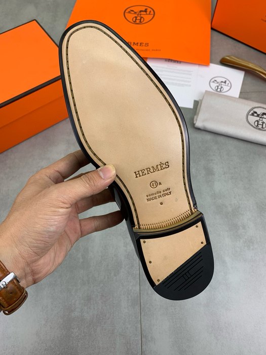 Shoes Hermes loafer Black Size 39 44 005