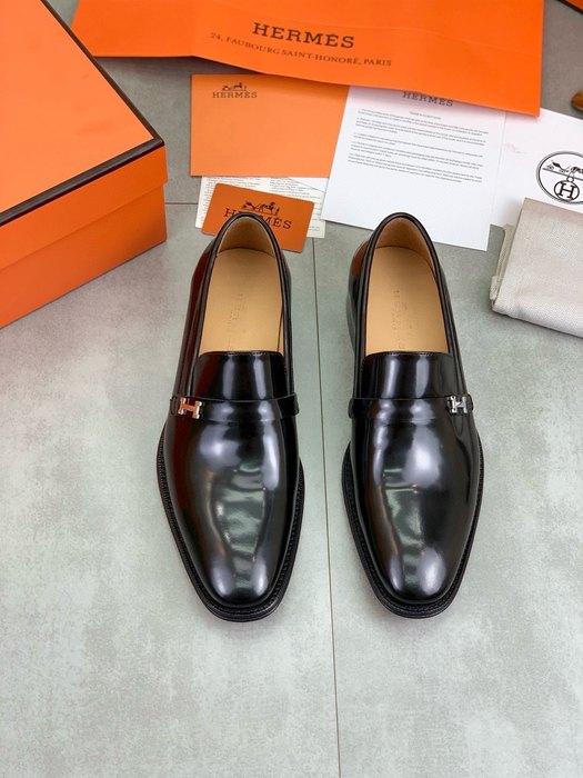 Shoes Hermes loafer Black Size 39 44 005