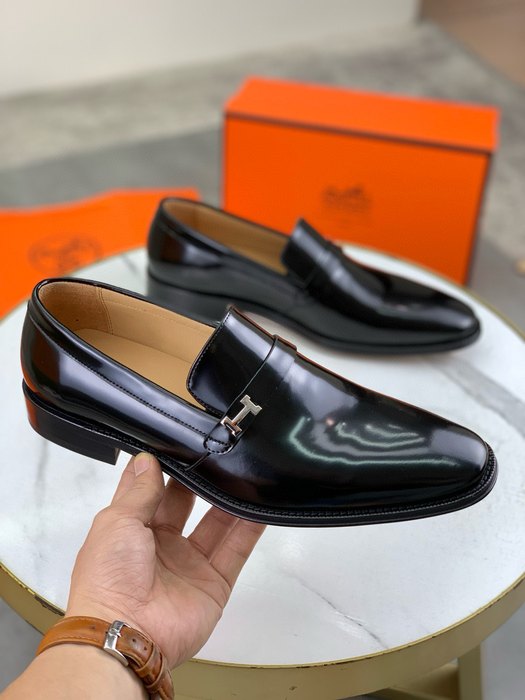 Shoes Hermes loafer Black Size 39 44 005