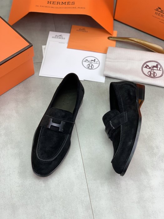 Shoes Hermes loafer Black Size 39 44