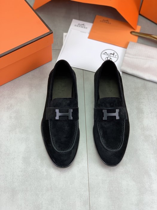 Shoes Hermes loafer Black Size 39 44