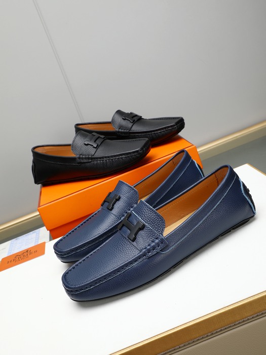 Shoes Hermes loafer Blue Size 38 44