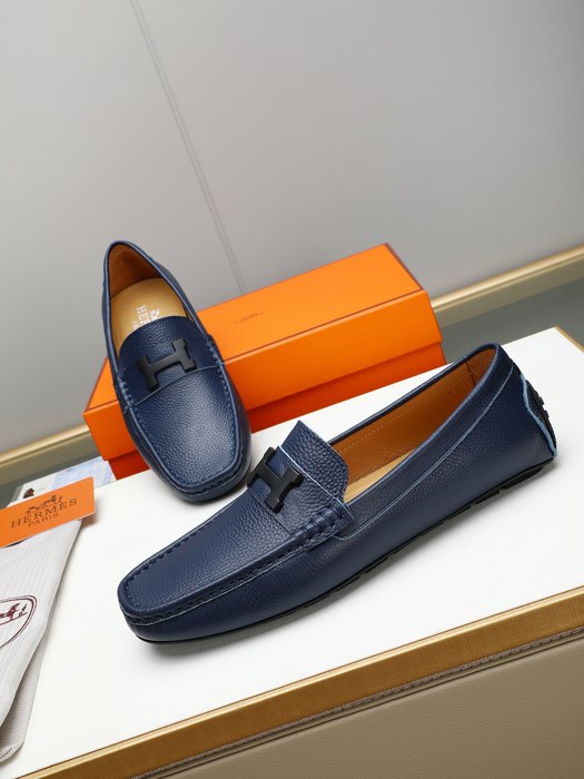 Shoes Hermes loafer Blue Size 38 44