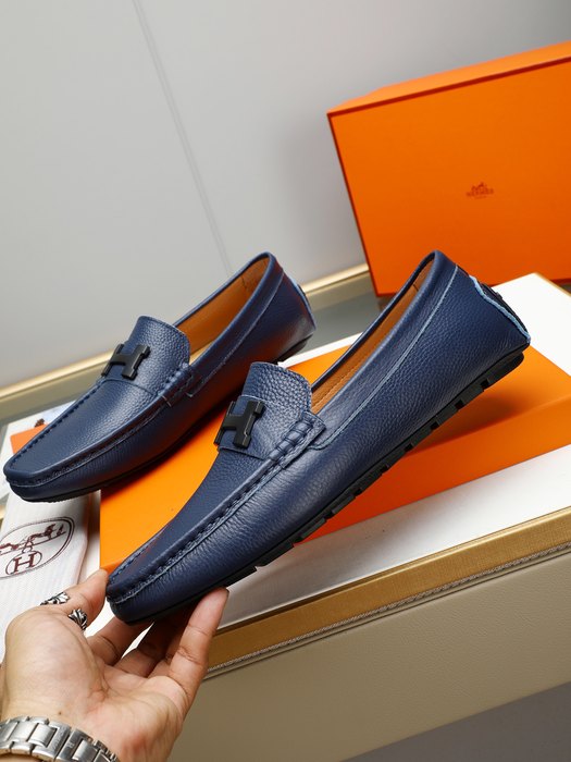 Shoes Hermes loafer Blue Size 38 44