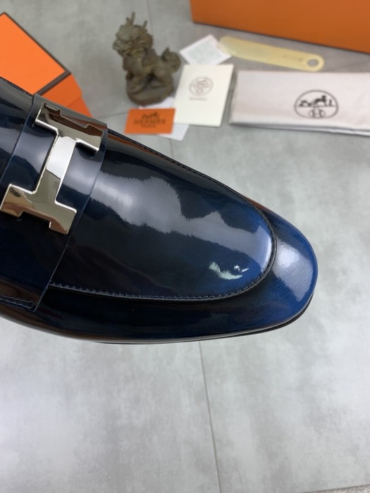 Shoes Hermes loafer Blue Size 39 44 001