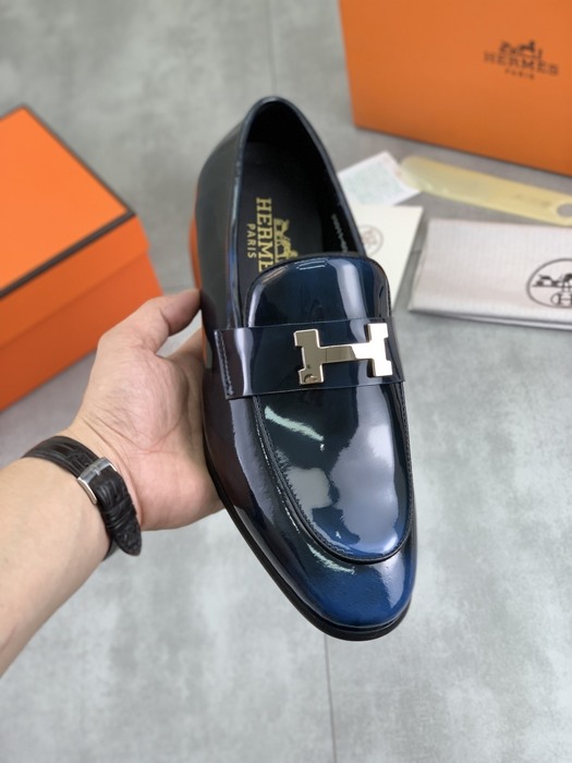 Shoes Hermes loafer Blue Size 39 44 001