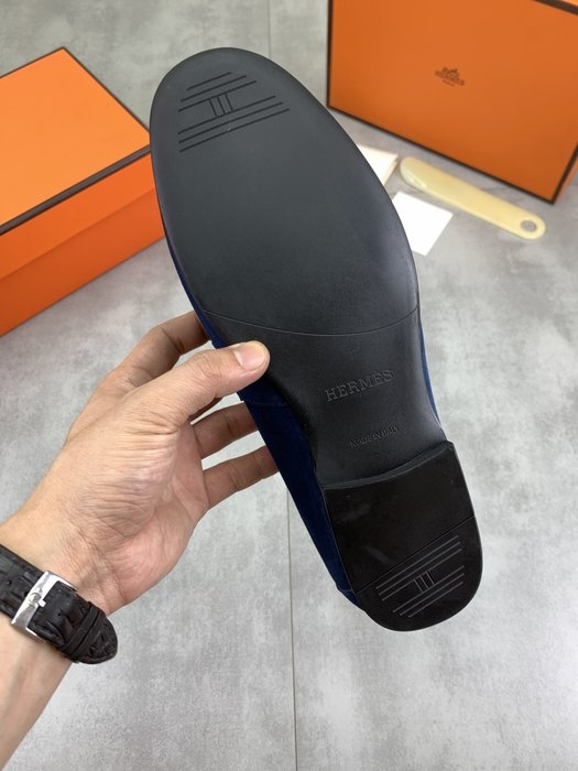 Shoes Hermes loafer Blue Size 39 44