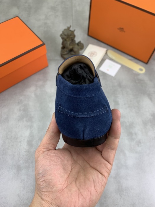 Shoes Hermes loafer Blue Size 39 44