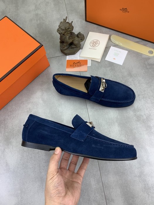 Shoes Hermes loafer Blue Size 39 44