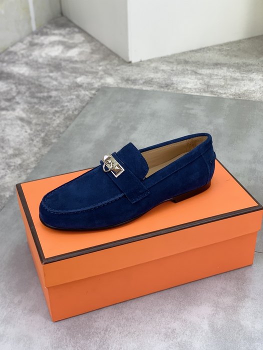 Shoes Hermes loafer Blue Size 39 44