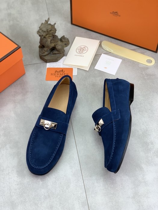 Shoes Hermes loafer Blue Size 39 44