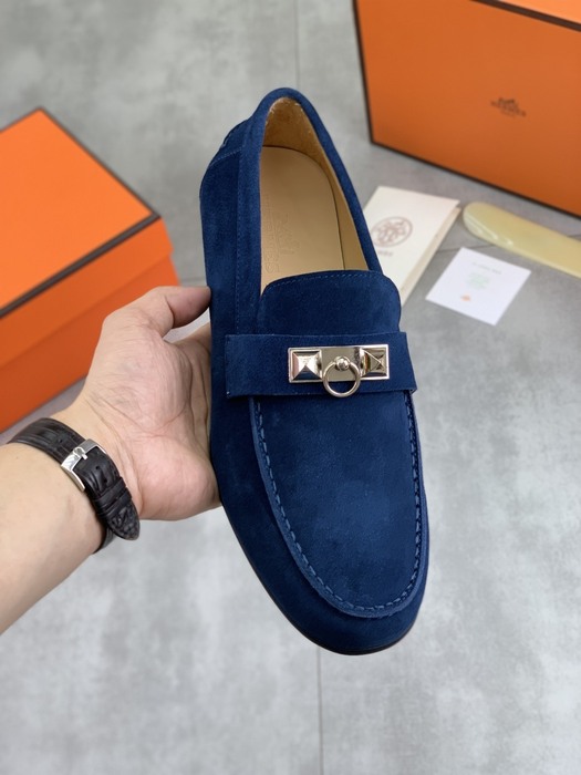 Shoes Hermes loafer Blue Size 39 44