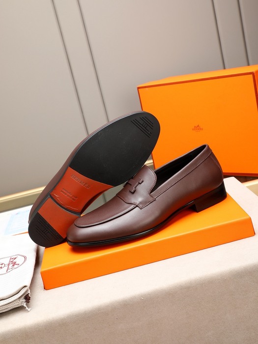 Shoes Hermes loafer Brown Size 38 44