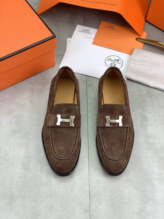 Shoes Hermes loafer Brown Size 39 44 001