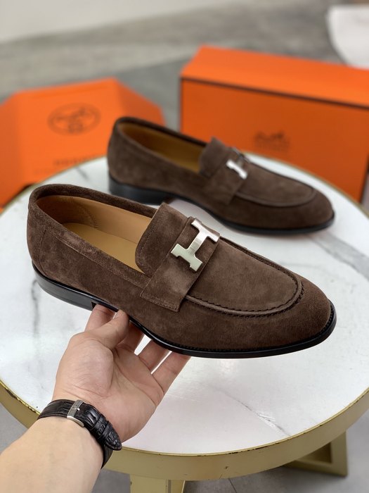 Shoes Hermes loafer Brown Size 39 44 001