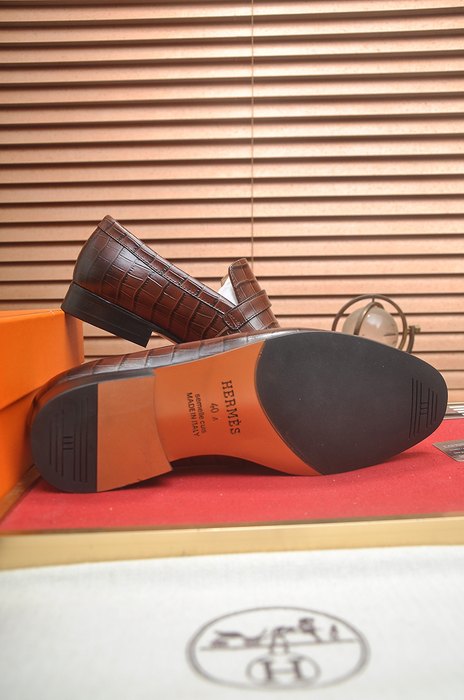Shoes Hermes loafer Brown Size 39 44 002