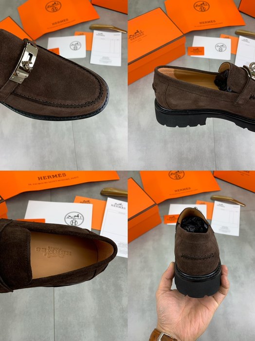 Shoes Hermes loafer Brown Size 39 44