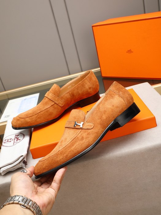 Shoes Hermes loafer Tan Size 38 44