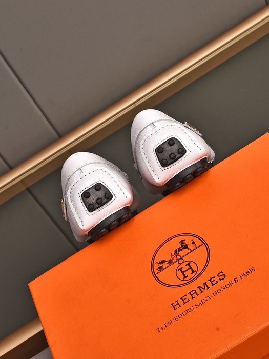 Shoes Hermes loafer White Size 38 44