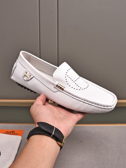 Shoes Hermes loafer White Size 38 44