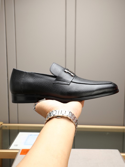 Shoes Hermes men's loafer Black Size 38 44 001