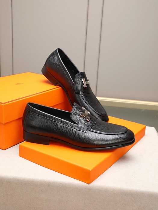 Shoes Hermes men's loafer Black Size 38 44 002