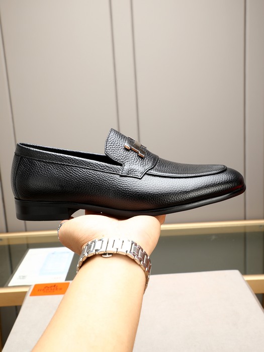 Shoes Hermes men's loafer Black Size 38 44 002