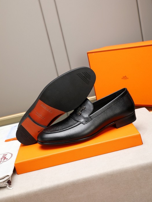 Shoes Hermes men's loafer Black Size 38 44 003