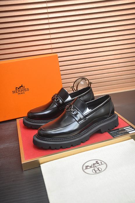 Shoes Hermes men's loafer Black Size 38 44 004