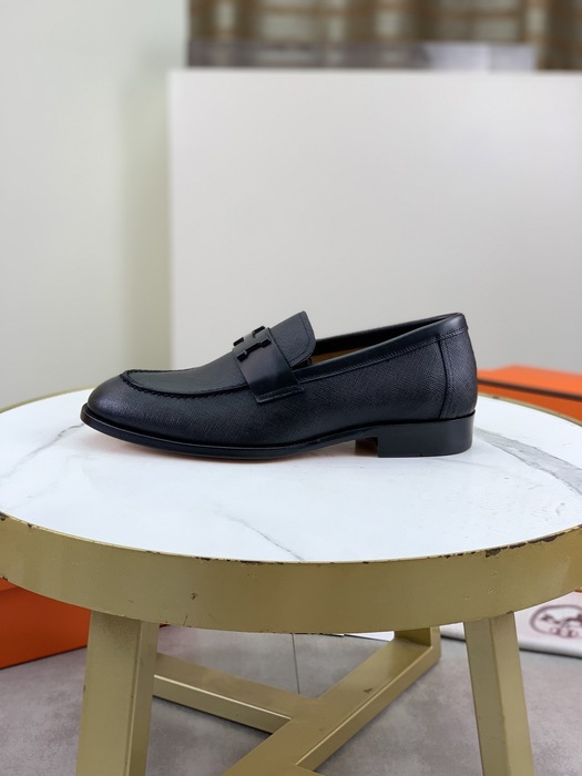 Shoes Hermes men's loafer Black Size 39 44 001