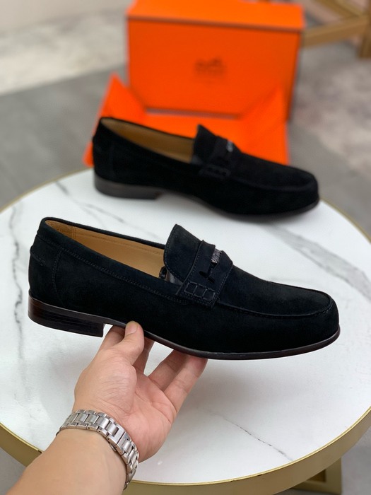 Shoes Hermes men's loafer Black Size 39 44 002