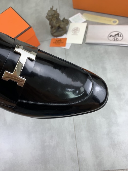 Shoes Hermes men's loafer Black Size 39 44 004