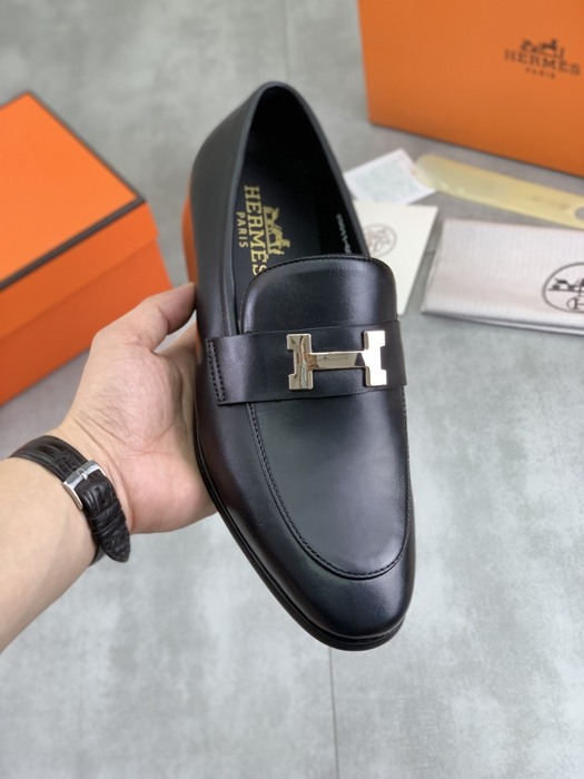 Shoes Hermes men's loafer Black Size 39 44 005