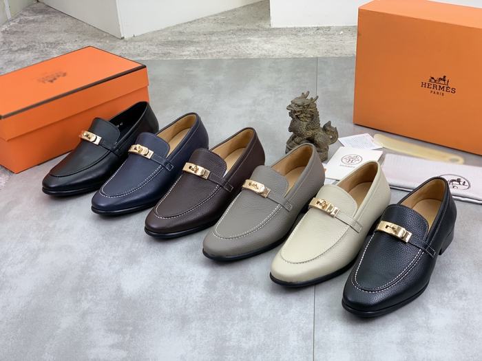 Shoes Hermes men's loafer Black Size 39 44 006