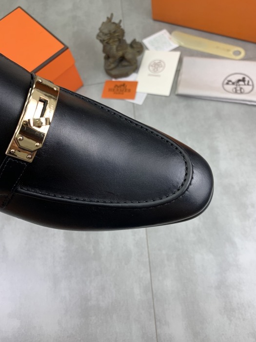 Shoes Hermes men's loafer Black Size 39 44 006