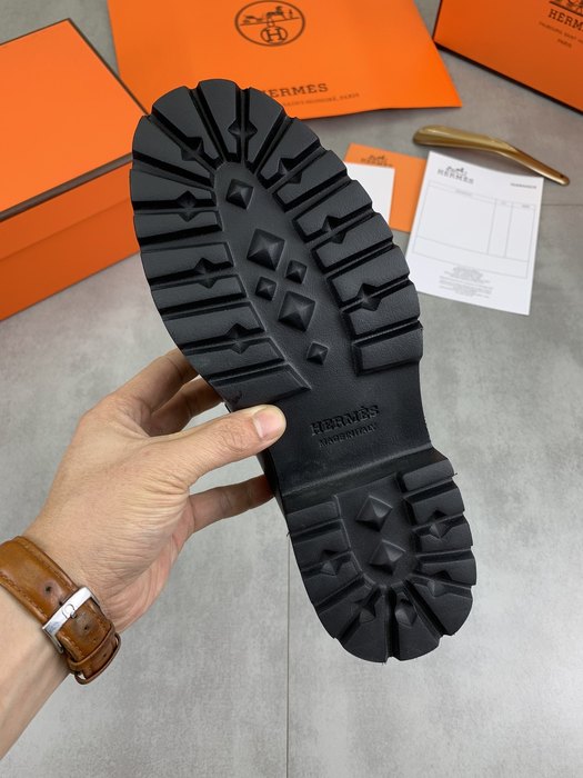 Shoes Hermes men's loafer Black Size 39 44