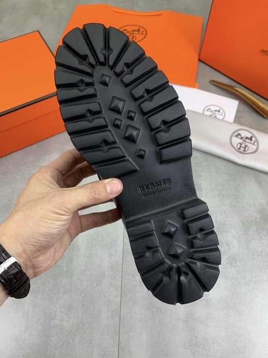 Shoes Hermes men's loafer Brown Size 39 44