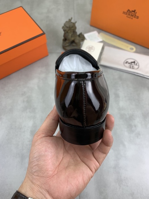 Shoes Hermes men's loafer Burgundy Size 39 44