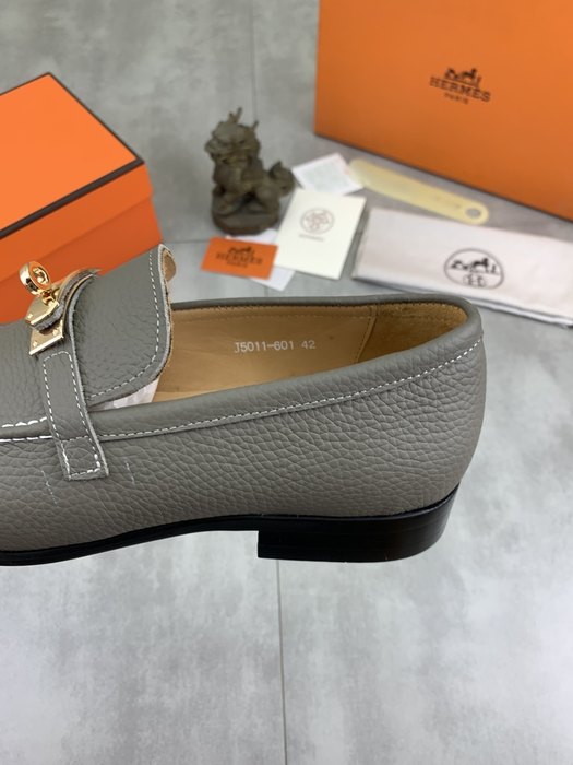 Shoes Hermes men's loafer Grey Size 39 44