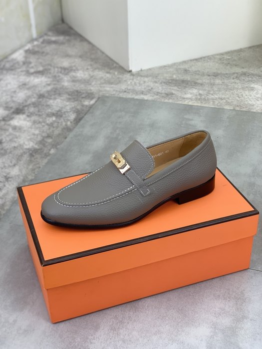 Shoes Hermes men's loafer Grey Size 39 44