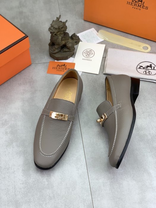 Shoes Hermes men's loafer Grey Size 39 44