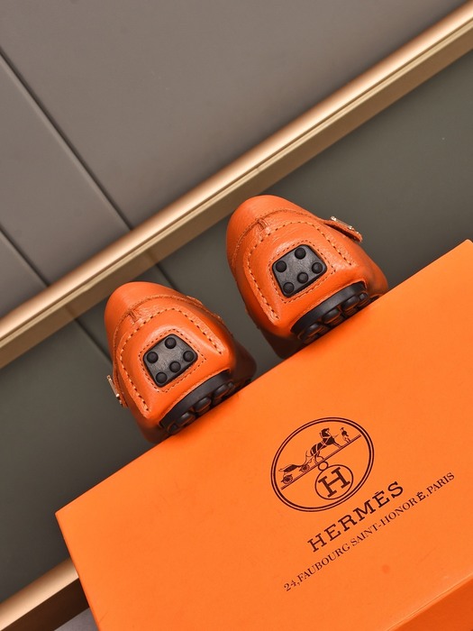 Shoes Hermes men's loafer Tan Size 38 44