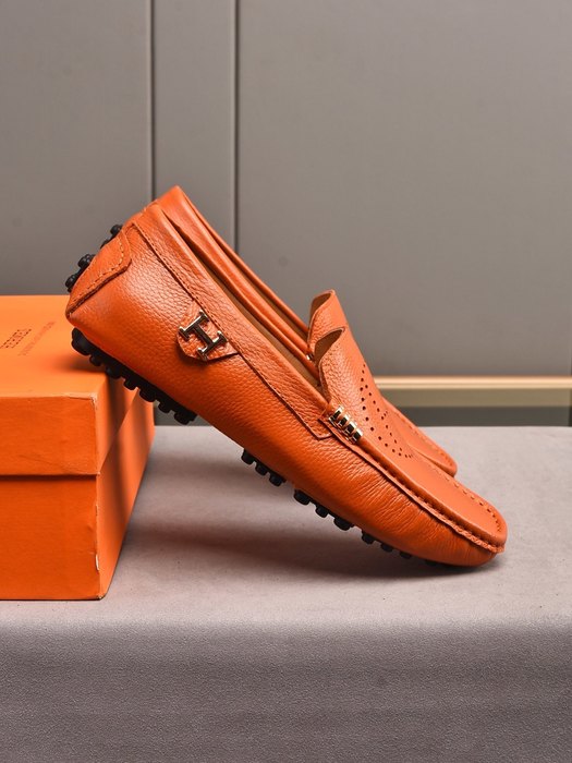 Shoes Hermes men's loafer Tan Size 38 44