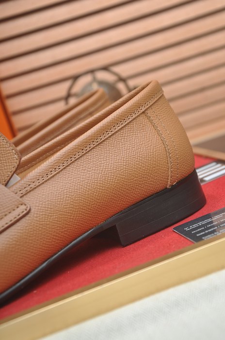 Shoes Hermes men's loafer Tan Size 39 44 001