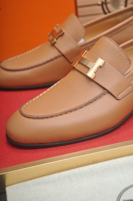 Shoes Hermes men's loafer Tan Size 39 44 001