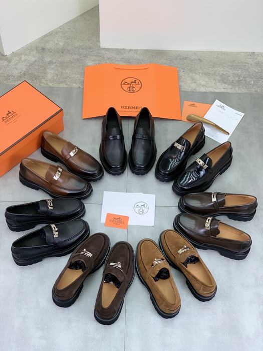 Shoes Hermes men's loafer Tan Size 39 44