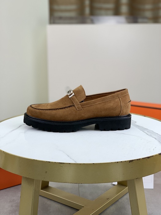 Shoes Hermes men's loafer Tan Size 39 44