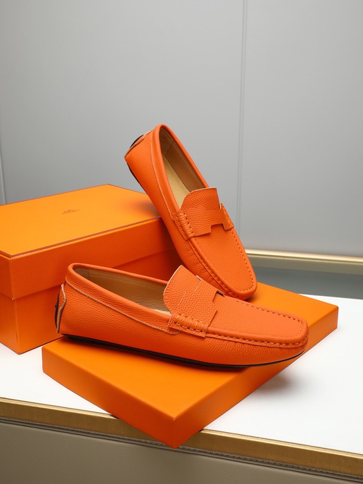 Shoes Hermes men's loafer White Size 38 44