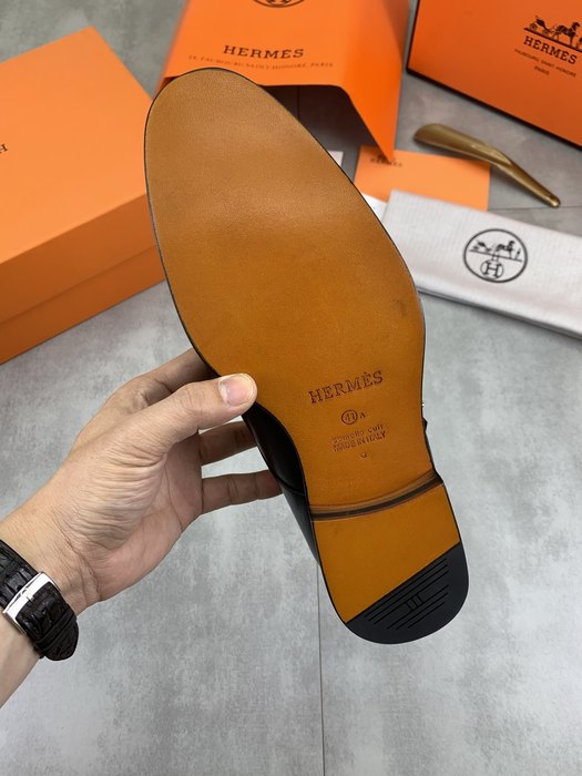 Shoes Hermes monk strap Black Size 39 44